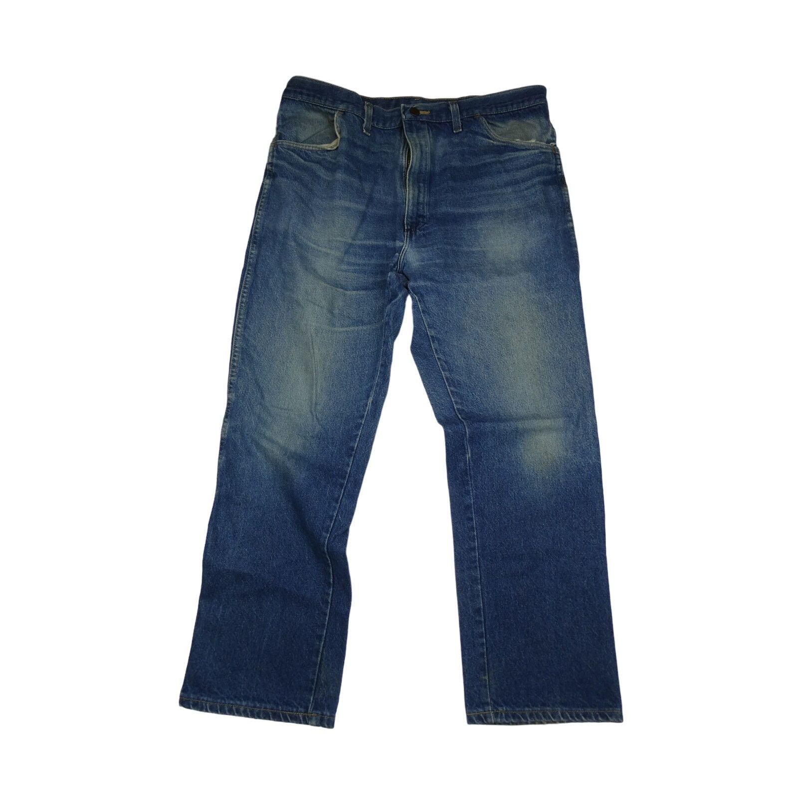Rustler vintage men's Rustler Jeans, 38x30, dark wash, very worn in! Size US 38 / EU 54 - 1 Thumbnail