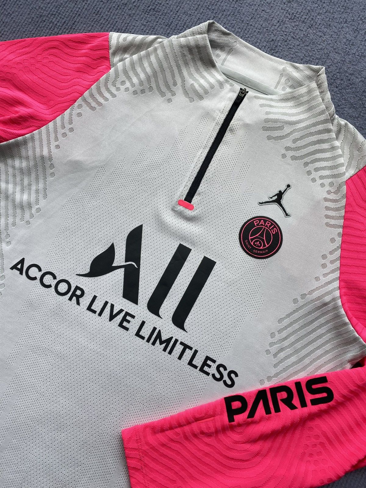 Jordan Brand Jordan 2021/22 PSG Quart-Zip Training Top✨ Size US L / EU 52-54 / 3 - 5 Thumbnail