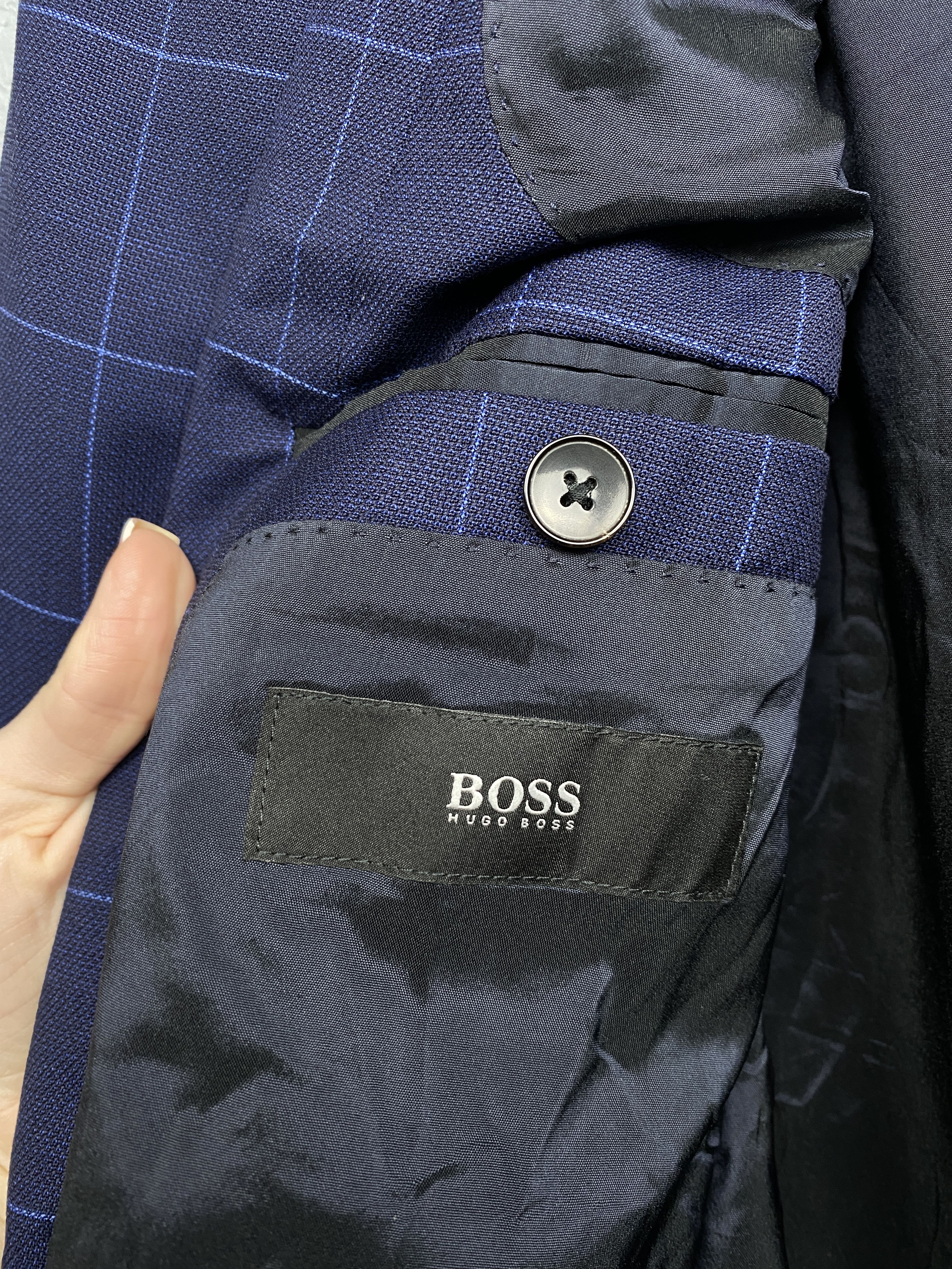 Hugo Boss Hugo Boss Mens Wool Blazer Jacket Size US L / EU 52-54 / 3 - 3 Thumbnail