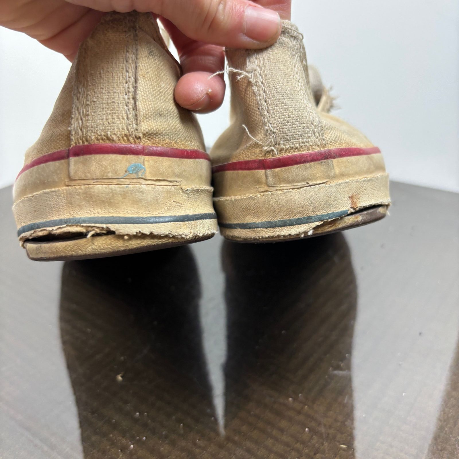 Converse × Vintage Vintage 80s Converse Low Sneakers Shoes Men's 11 Distressed Size US 11 / EU 44 - 12 Thumbnail