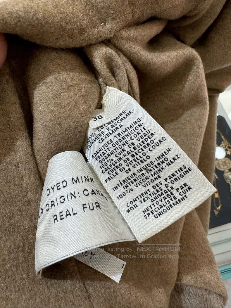 Hermes Hermes Khaki double-sided fur coat Size XS / US 0-2 / IT 36-38 - 5 Thumbnail