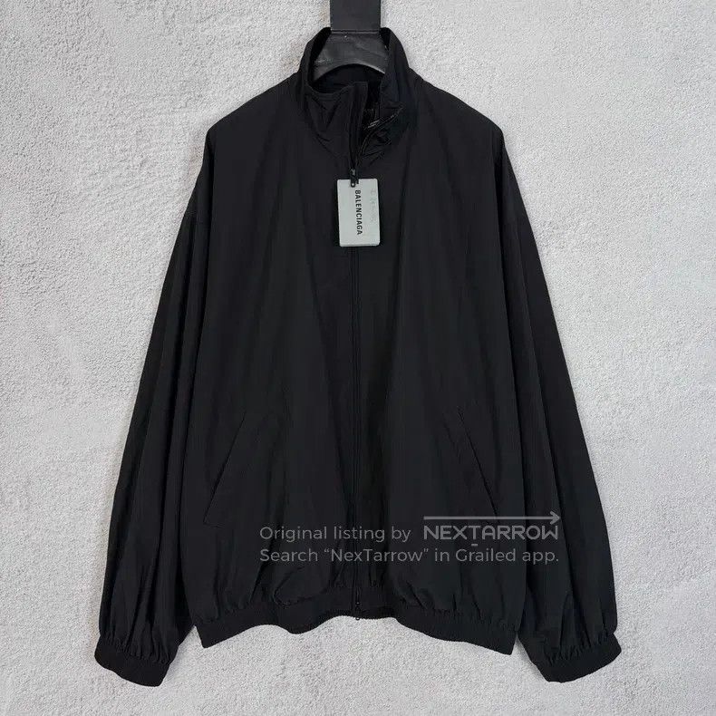 Balenciaga Balenciaga Masking Tape Letter Embroidered High Neck Zip U Size US L / EU 52-54 / 3 - 2 Thumbnail