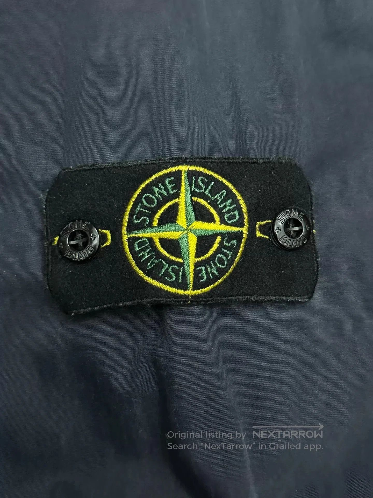 Stone Island Blue Lightweight Jacket with Zip and Pockets. Size US L / EU 52-54 / 3 - 6 Thumbnail