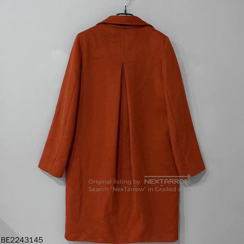 Max Mara Max Mara Orange-red wool coat Size S / US 4 / IT 40 - 2 Thumbnail