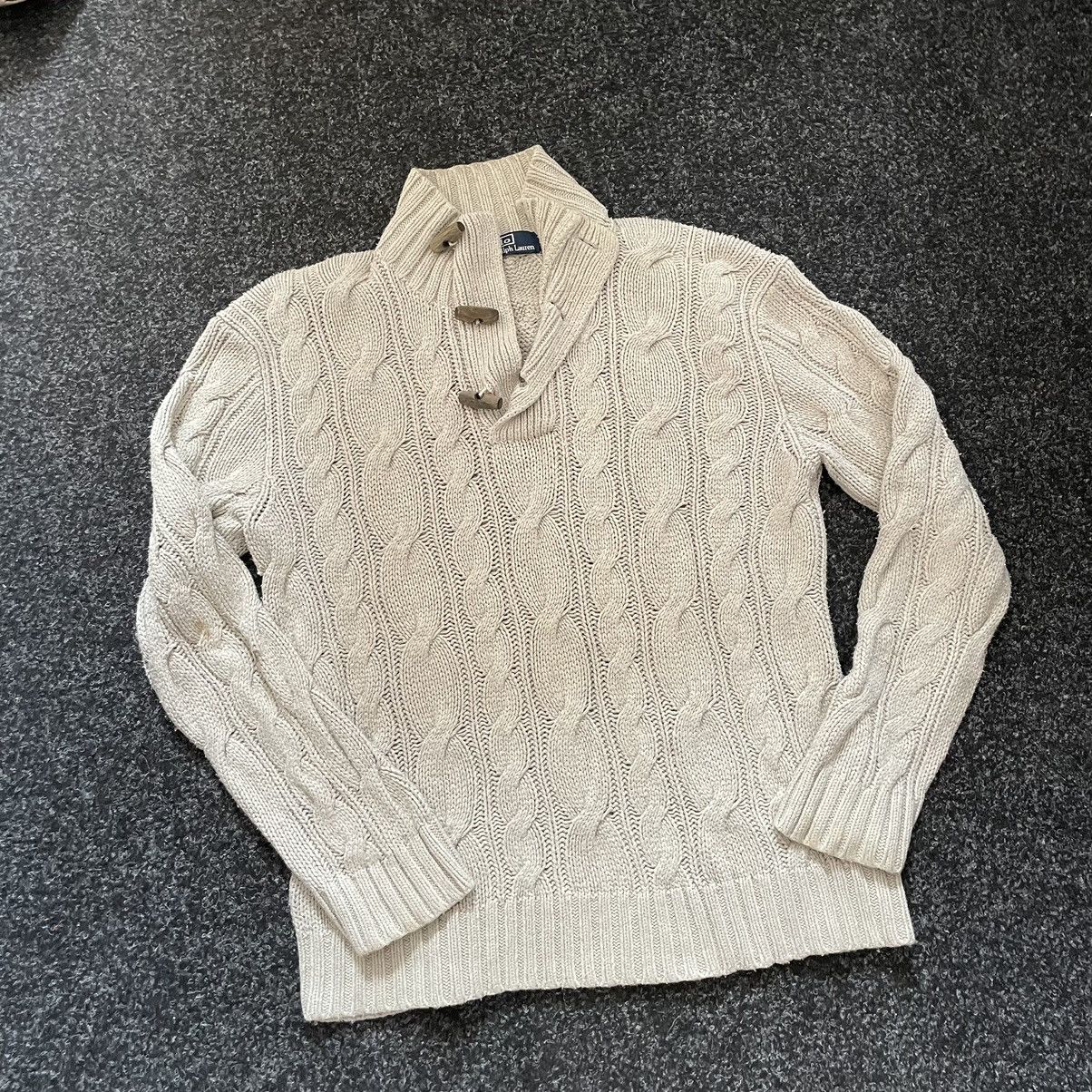 Polo Ralph Lauren × Vintage Polo Ralph Lauren sweater cardigan old money rrl prl mercer Size US L / EU 52-54 / 3 - 1 Thumbnail