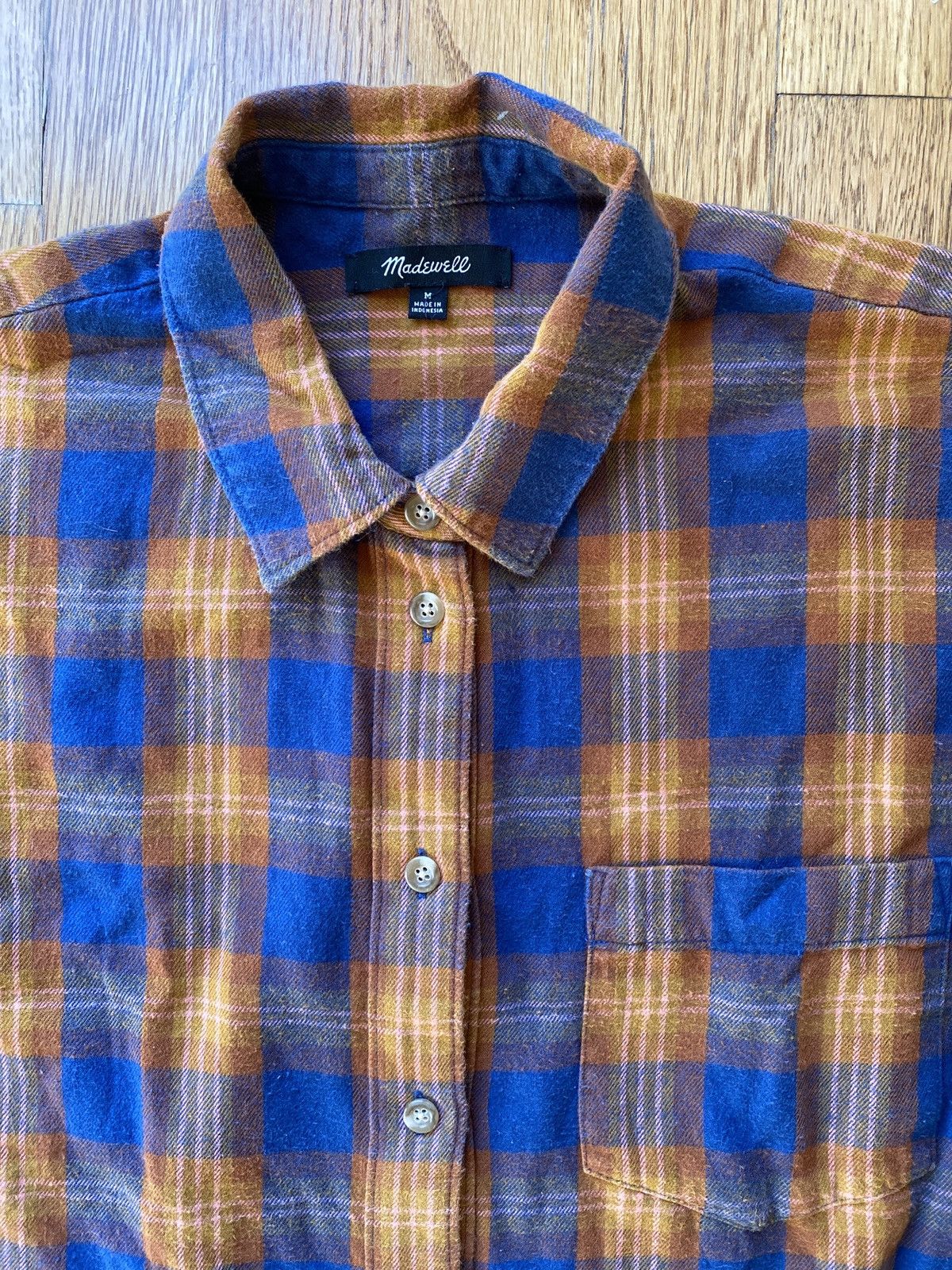 Madewell × Vintage Madewell Vintage Flannel Shirt 100% Cotton Sz M Size US M / EU 48-50 / 2 - 1 Thumbnail