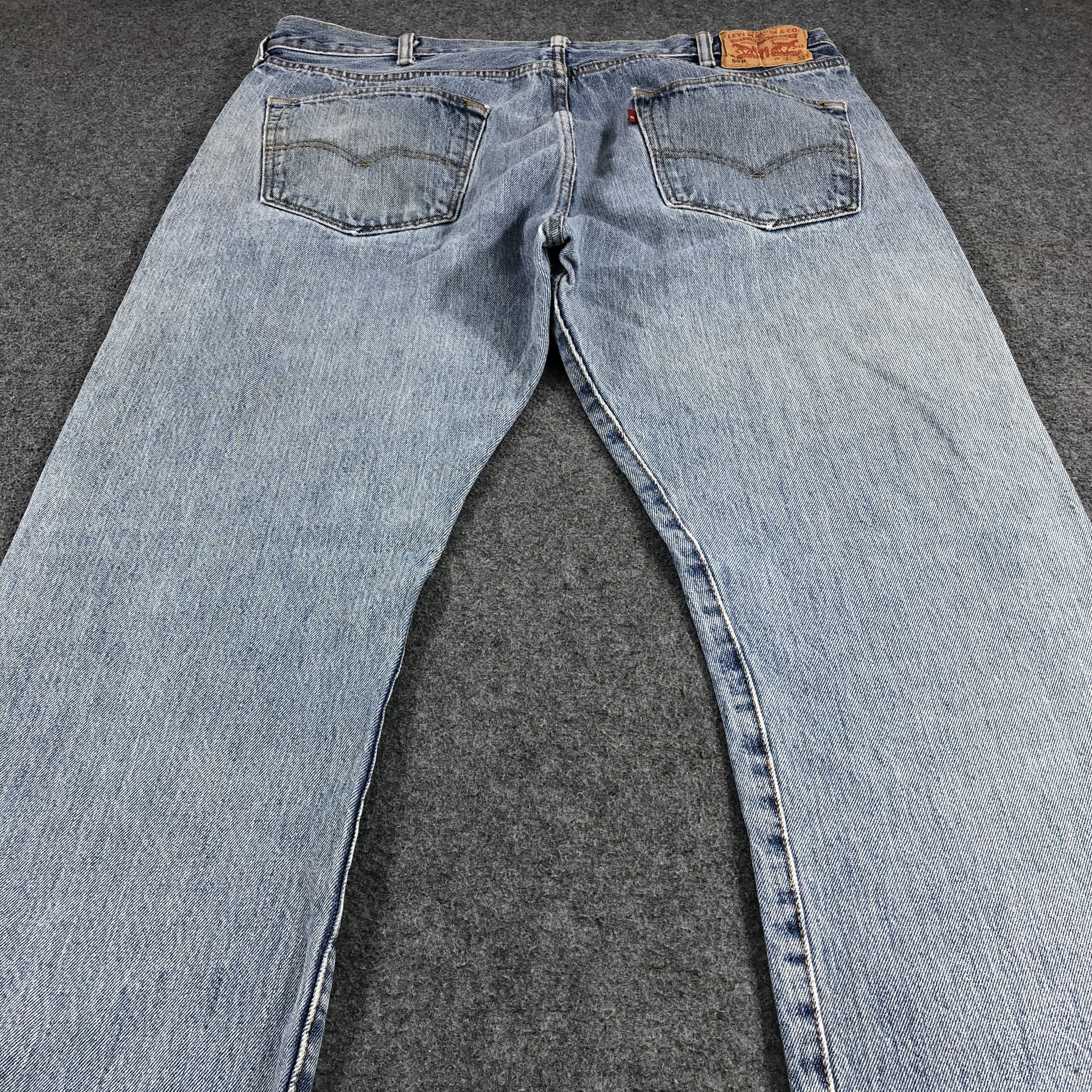 Levi's × Vintage Vintage Light Wash Levis 501 Jeans-JM1272 Size US 38 / EU 54 - 4 Thumbnail