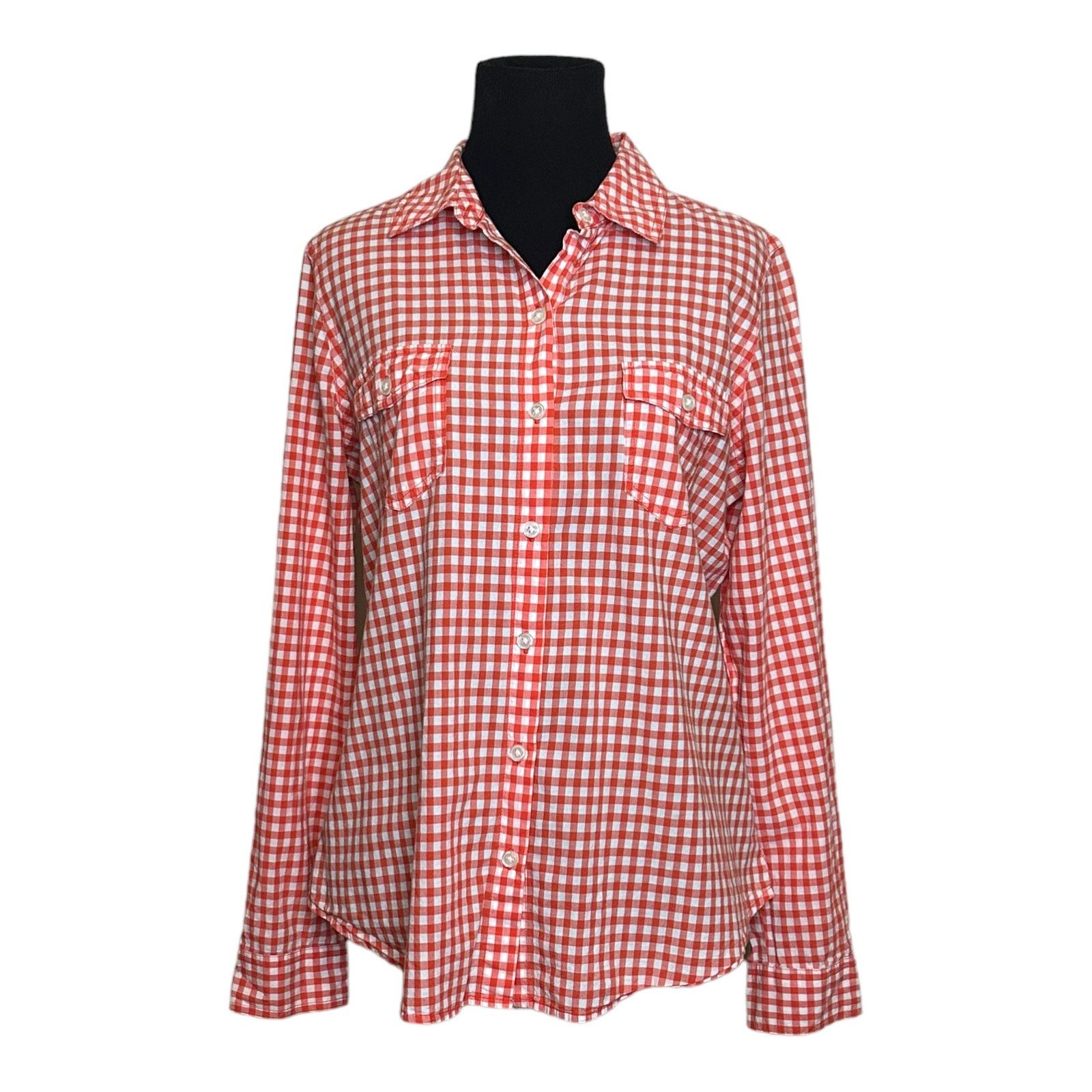 Old Navy Old Navy gingham long sleeves buttoned casual shirt size M Size M / US 6-8 / IT 42-44 - 9 Thumbnail