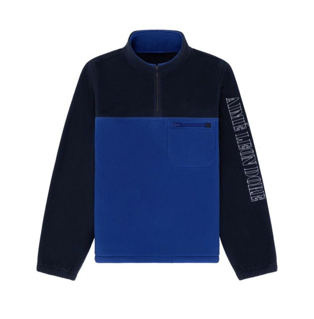 Aime Leon Dore Aimé Leon Dore Colorblock Quarter Zip Fleece Pullover XL Size US XL / EU 56 / 4 - 1 Thumbnail