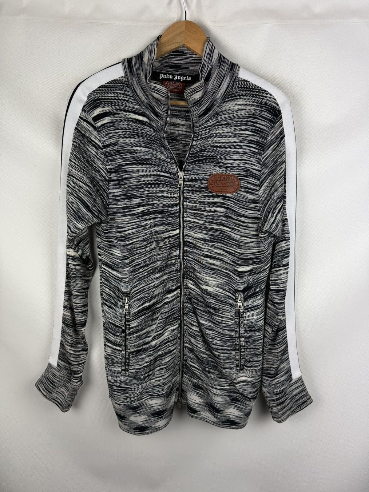 Missoni × Palm Angels Palm Angels Missoni Melange Knit Zip Up Track Top Jacket Size US M / EU 48-50 / 2 - 2 Thumbnail