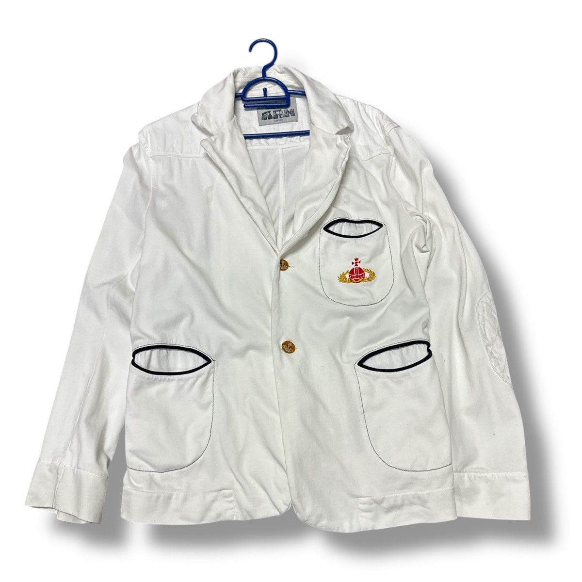 Designer × Vivienne Westwood Vintage Vivienne Westwood logo Jacket Size US L / EU 52-54 / 3 - 1 Thumbnail