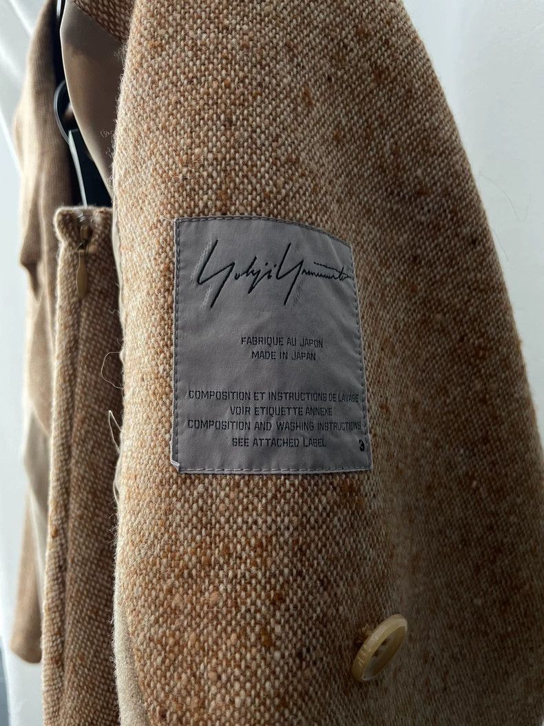 Yohji Yamamoto yohji Yamamoto size 3 Medieval cashmere tweed beige jacket Size M / US 6-8 / IT 42-44 - 6 Thumbnail