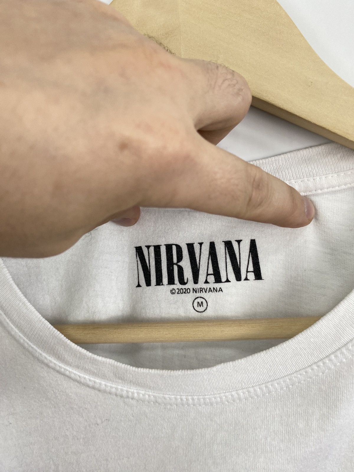 Nirvana 🇺🇸 Y2K Nirvana Kurt Cobain Band T-Shirt Size US M / EU 48-50 / 2 - 5 Thumbnail