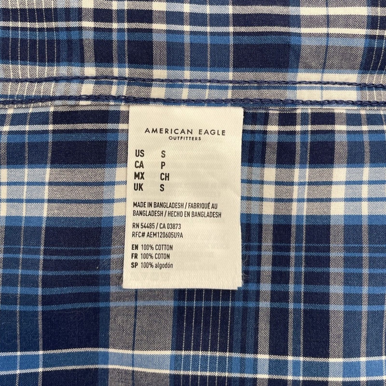 American Eagle Outfitters American Eagle Outfitters Plaid Poplin Button Down Shirt S Size US S / EU 44-46 / 1 - 10 Thumbnail