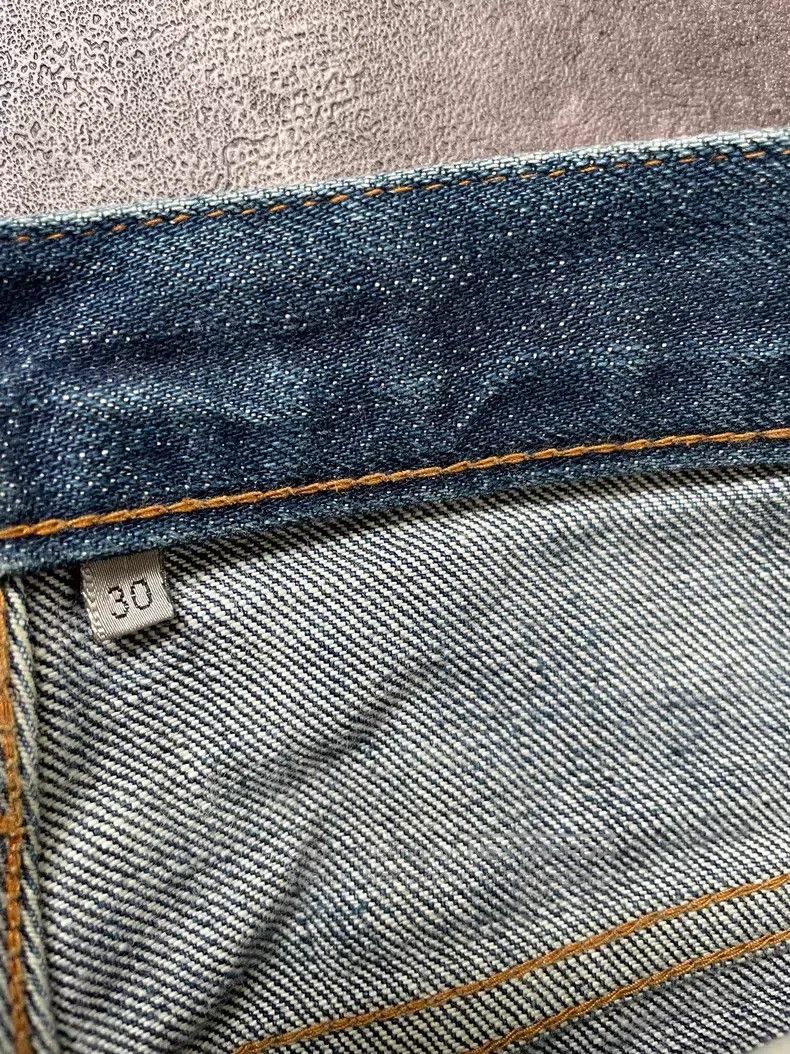 Dior Dior Dark Blue Washed Ghost Claw Distressed Denim Jeans Size US 30 / EU 46 - 4 Thumbnail