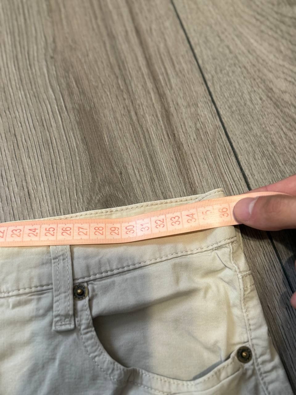 Armani Armani jeans women size 29 beige tapered Size 29" - 11 Thumbnail