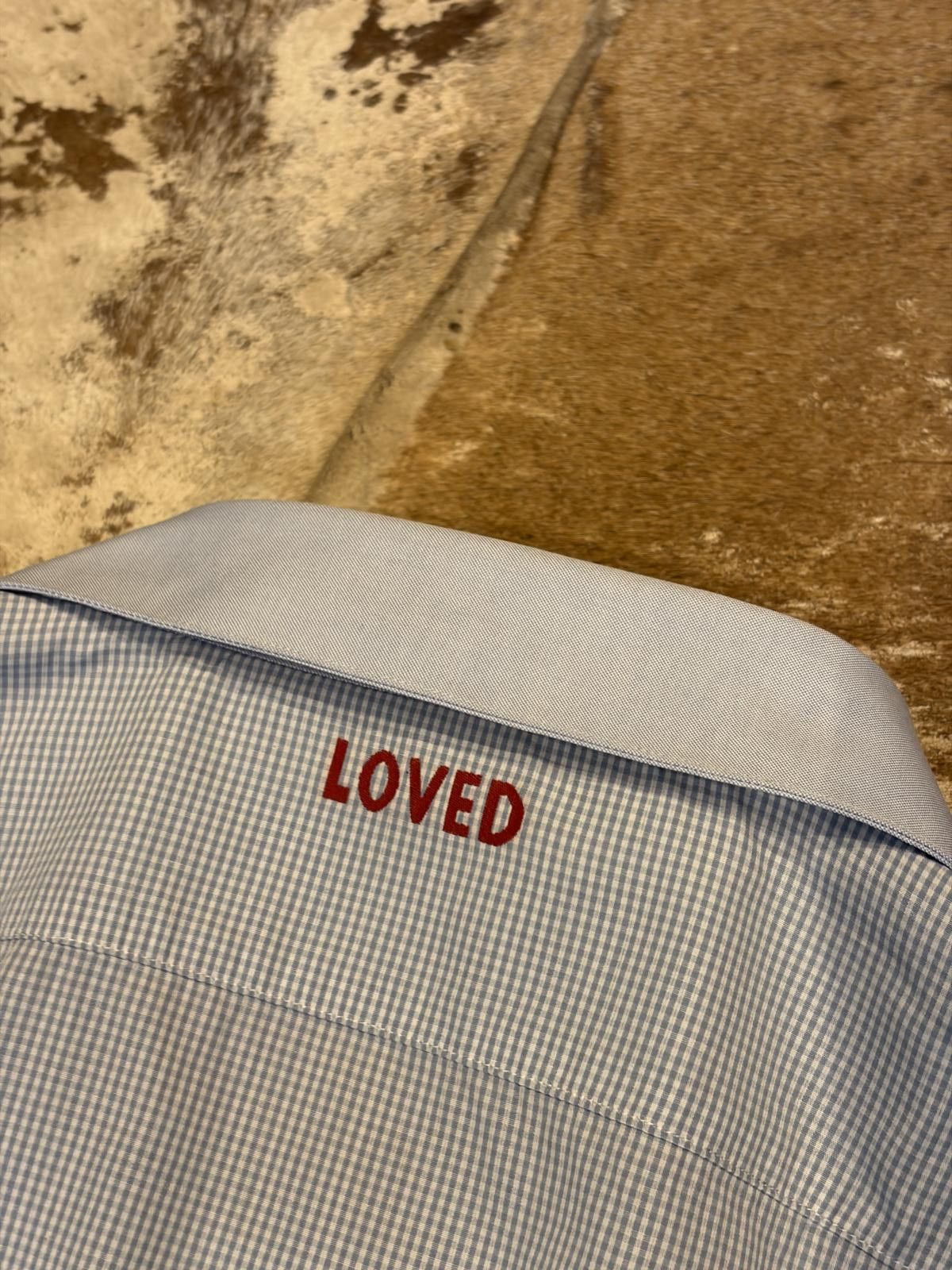 Gucci Gucci Cambridge “Loved” Shirt Size US L / EU 52-54 / 3 - 12 Thumbnail