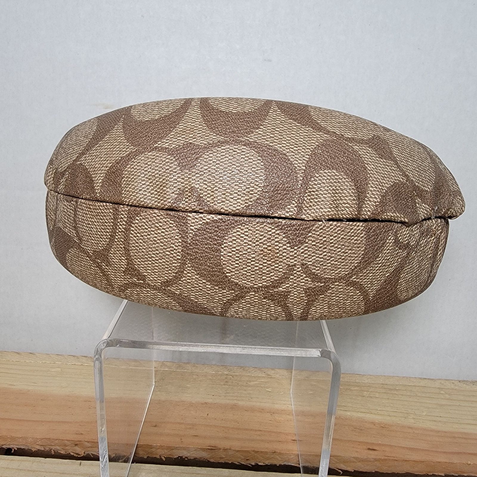 Coach Coach Brown Hard Clamshell Glasses Case Size ONE SIZE - 2 Thumbnail