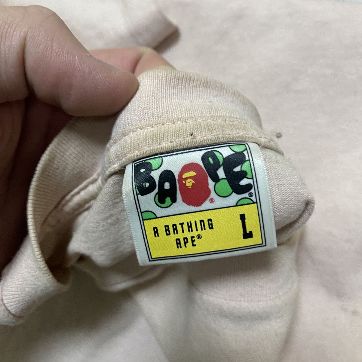 Bape Bathing Ape Bape T Shirt Big Logo Size US L / EU 52-54 / 3 - 8 Thumbnail