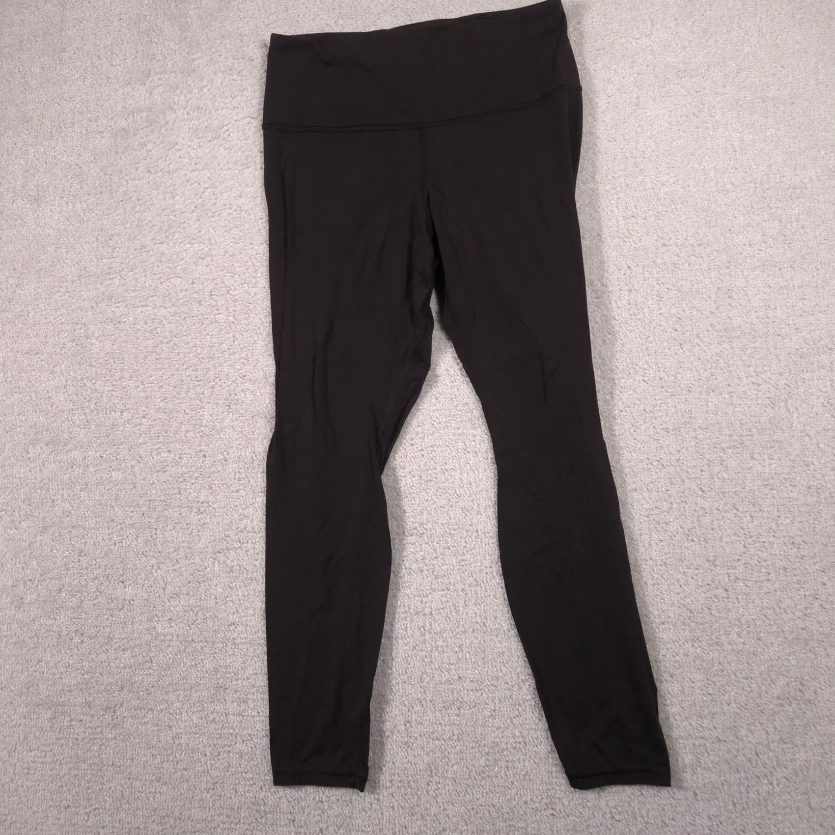 Patagonia Patagonia Leggings Womens M Black Mid Rise Capri Yoga Gym & Training Stretch Jersey Knit Size 32" / US 10 / IT 46 - 2 Thumbnail