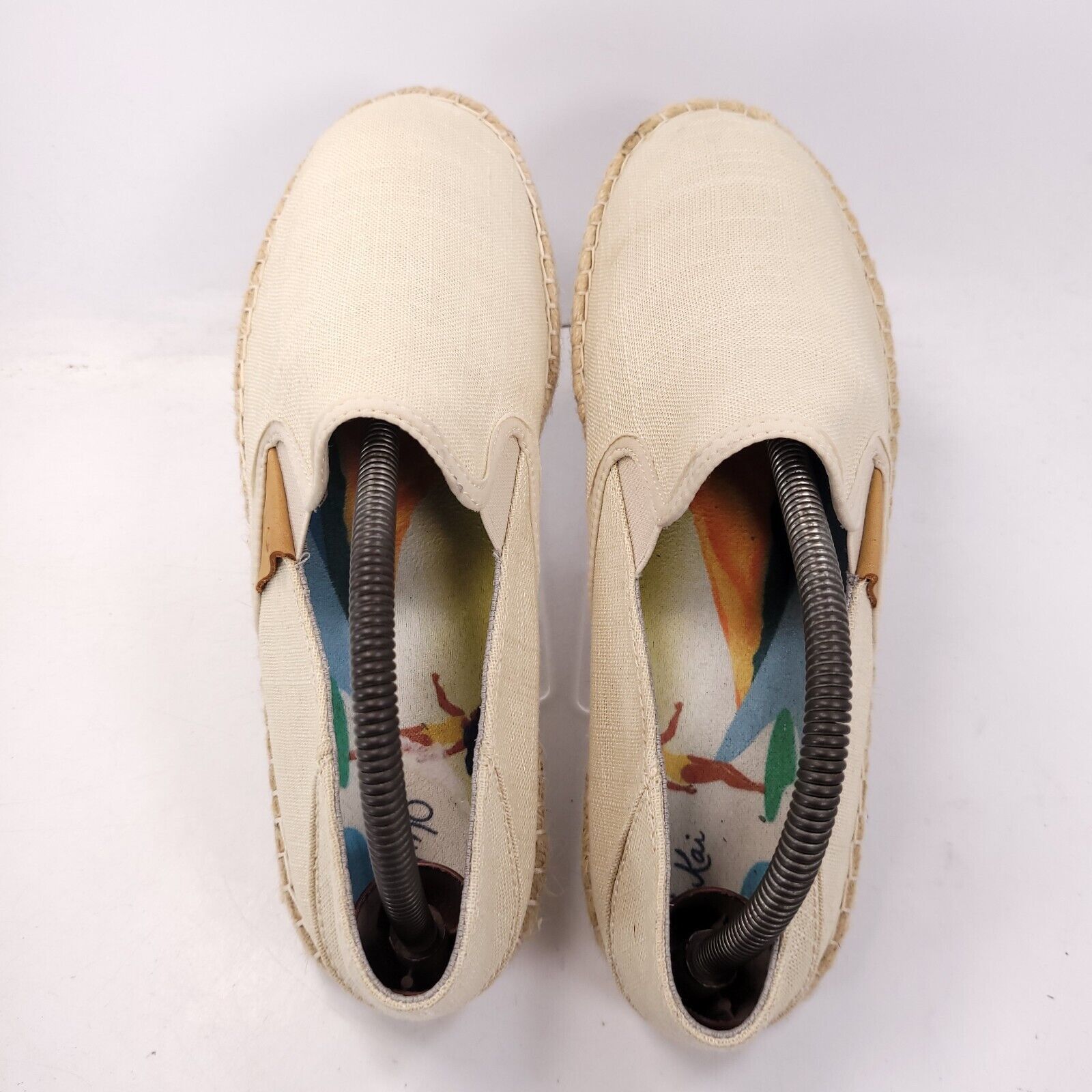 Olukai Olukai Kailua Canvas Flat Shoe Womens Size 9.5 20449 White Size US 9.5 / IT 39.5 - 4 Thumbnail