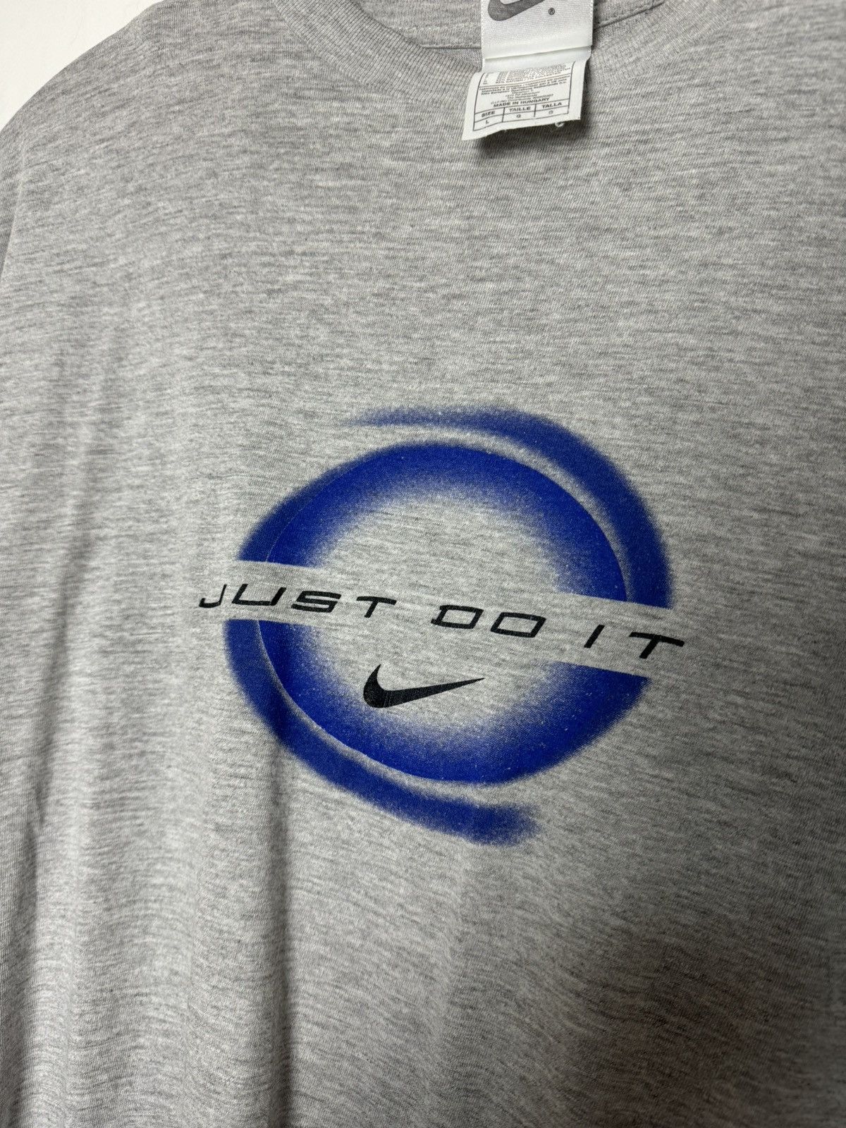 Nike Rare Nike vintage swoosh logo tee “just do it” 90s Size US L / EU 52-54 / 3 - 5 Thumbnail