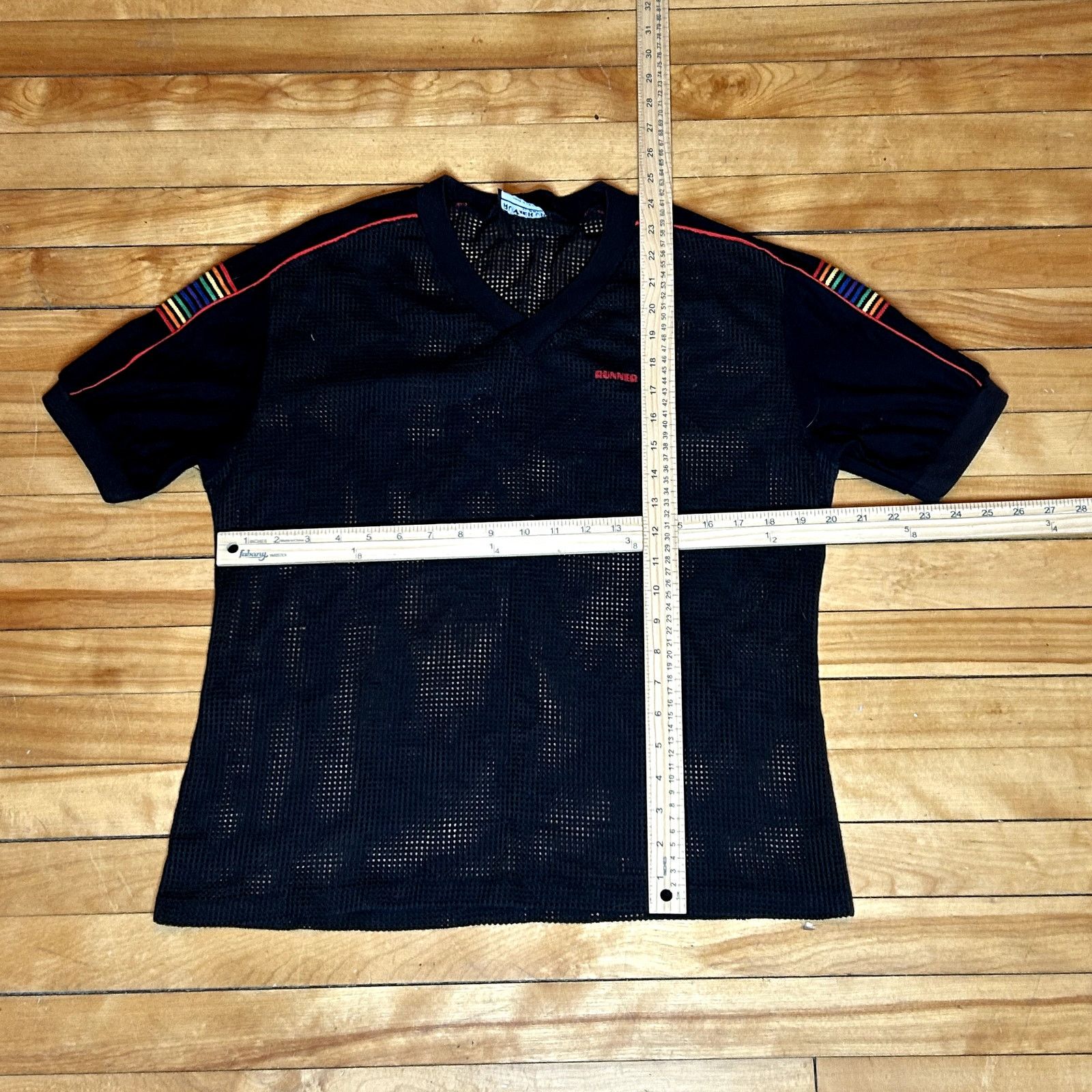 Vintage Vintage 70s/80s Mesh Runner Up T-Shirt Size US M / EU 48-50 / 2 - 4 Thumbnail