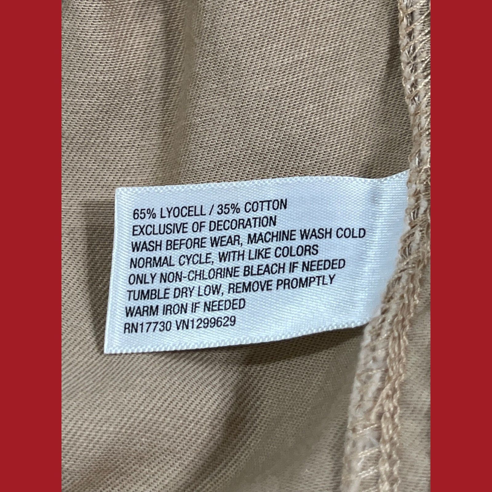 Other Wild Fable - Women's Mid-Rise Wide Leg Cargo Beach Pants - L Size 42" / US 20 - 10 Thumbnail