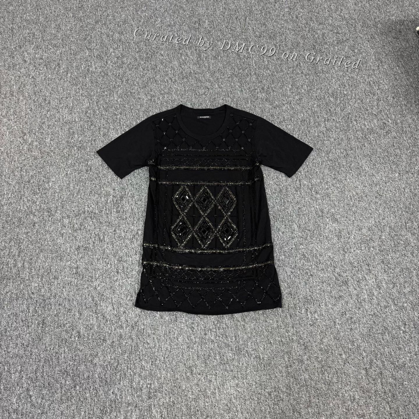 Balmain Balmain Short-Sleeve Embellished Dress Size XS / US 0-2 / IT 36-38 - 1 Thumbnail