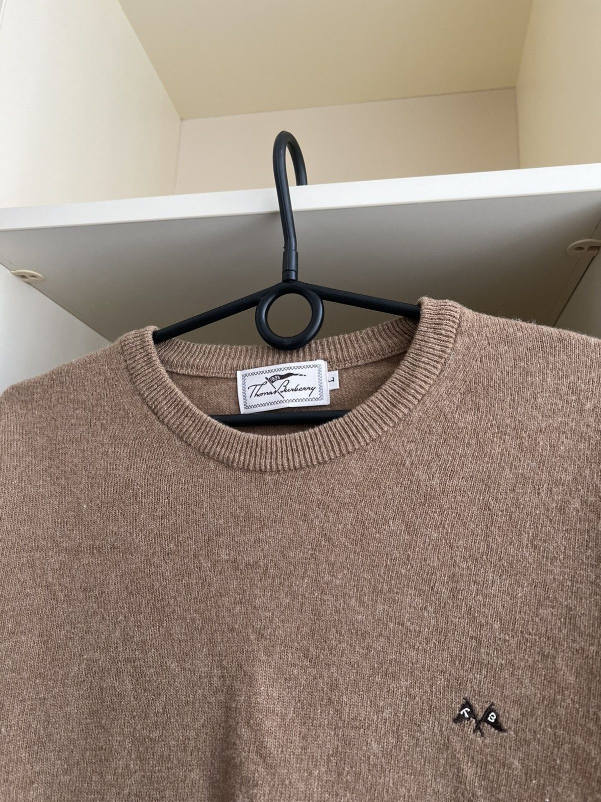 Burberry Vintage Thomas Burberry Sweater Size L Size US L / EU 52-54 / 3 - 2 Thumbnail