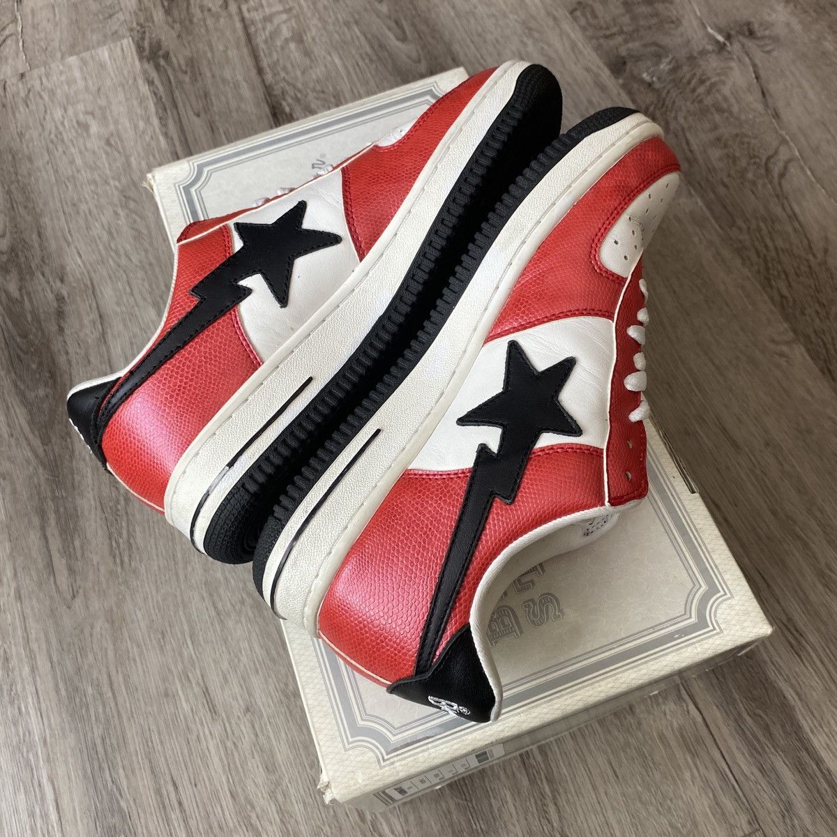 Bape 2006 Chicago Snakeskin Bapesta FS-001 Sz 8.5 Size US 8.5 / EU 41-42 - 2 Thumbnail