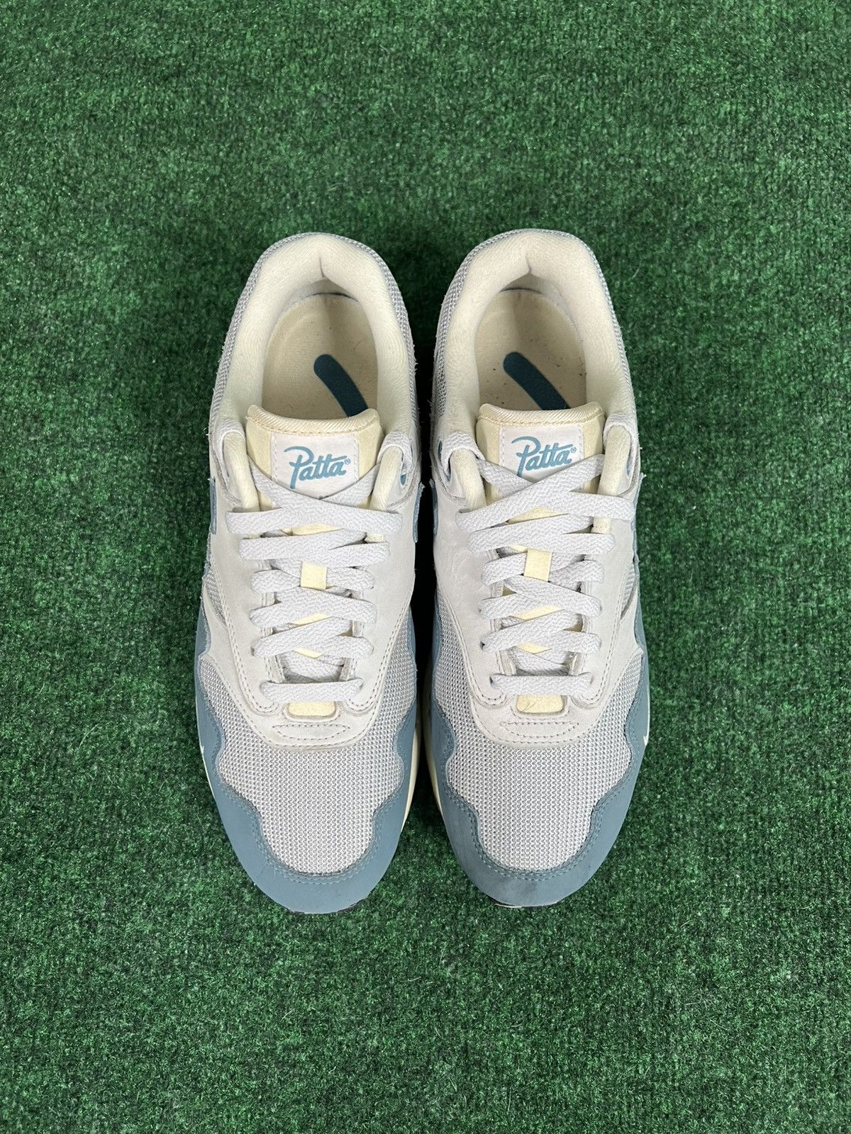 Nike × Patta Nike Air Max 1 Sz 9.5 Metallic Blue patta Waves Noise Aqua Size US 9.5 / EU 42-43 - 4 Thumbnail