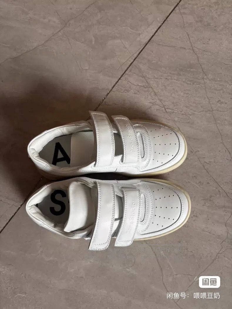 Acne Studios Acne Studios Steffe White Sneakers Size US 5.5 / IT 35.5 - 3 Thumbnail