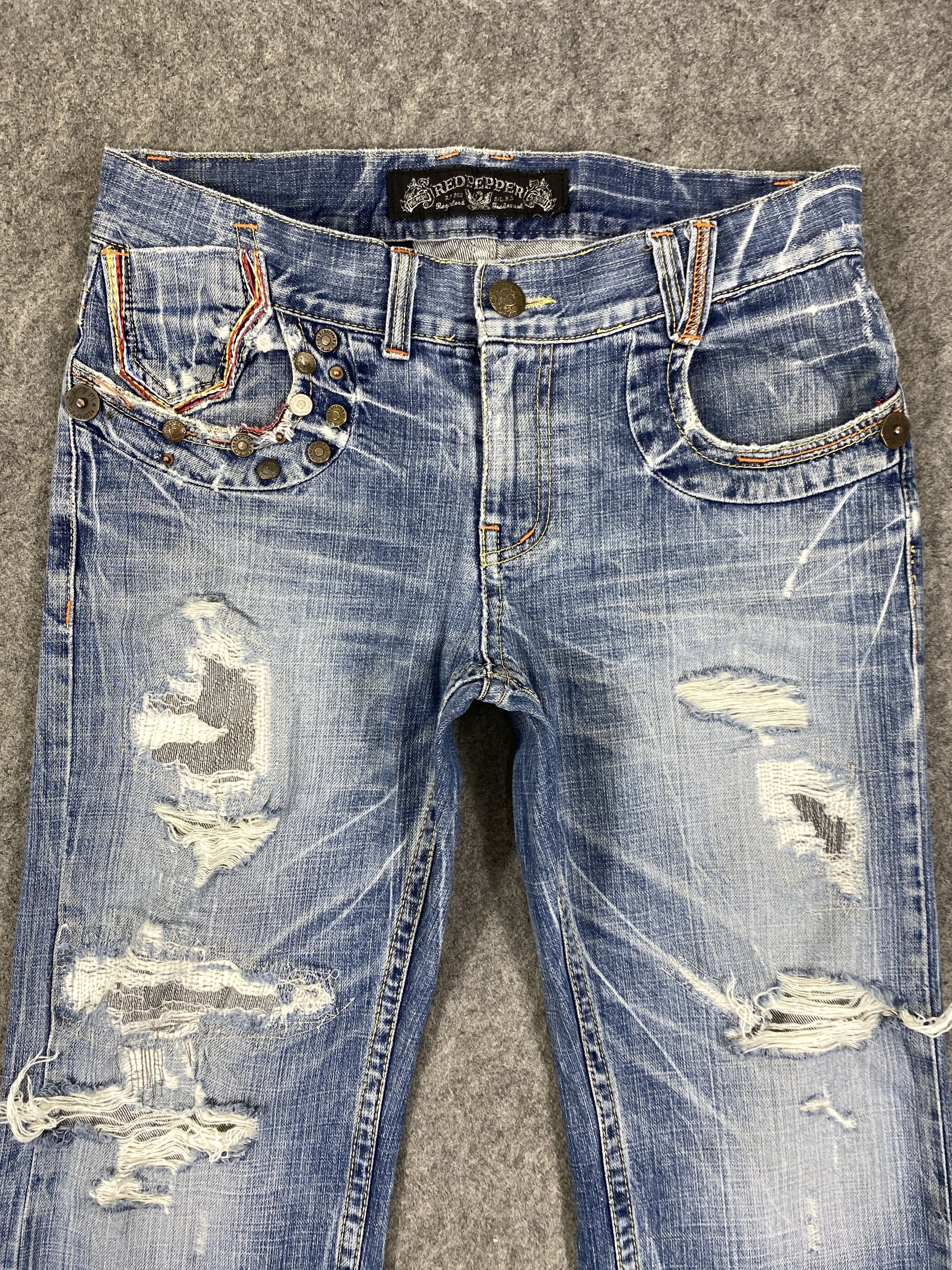 Hysteric Glamour Rare Vintage RedPepper Jeans 35x33.5 - JN3255 Size US 35 - 3 Thumbnail