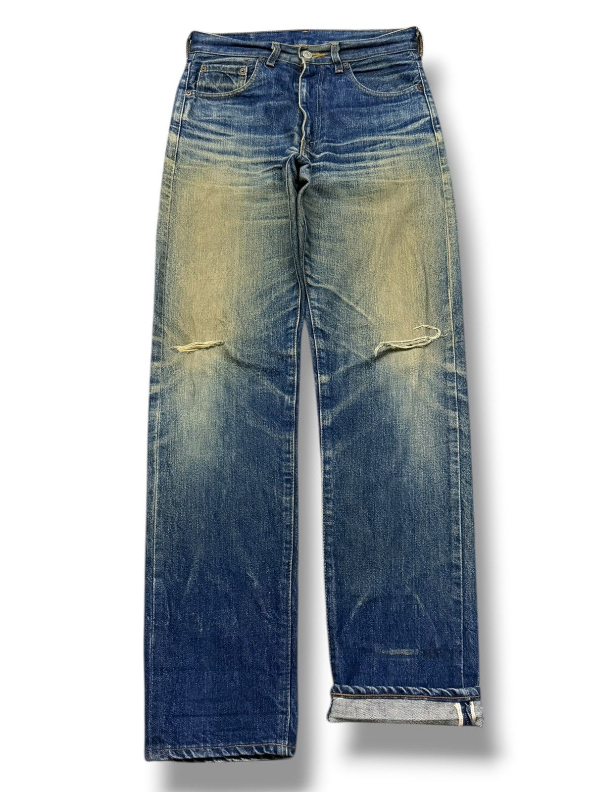 Levi's Vintage Clothing Vintage 90s Levi’s 502 XX Big E Selvedge Denim Japan | W28 Size US 28 / EU 44 - 2 Thumbnail