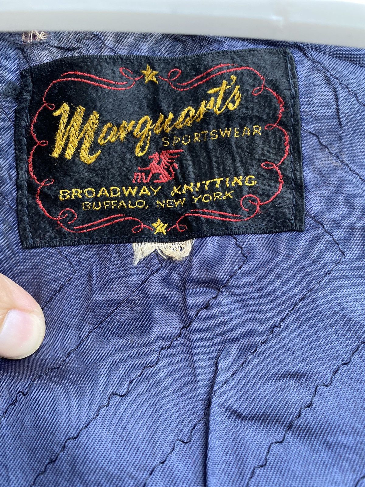 Vintage Vtg 60s Marguarts Sportswear wool quilted lined jacket Size US M / EU 48-50 / 2 - 7 Thumbnail