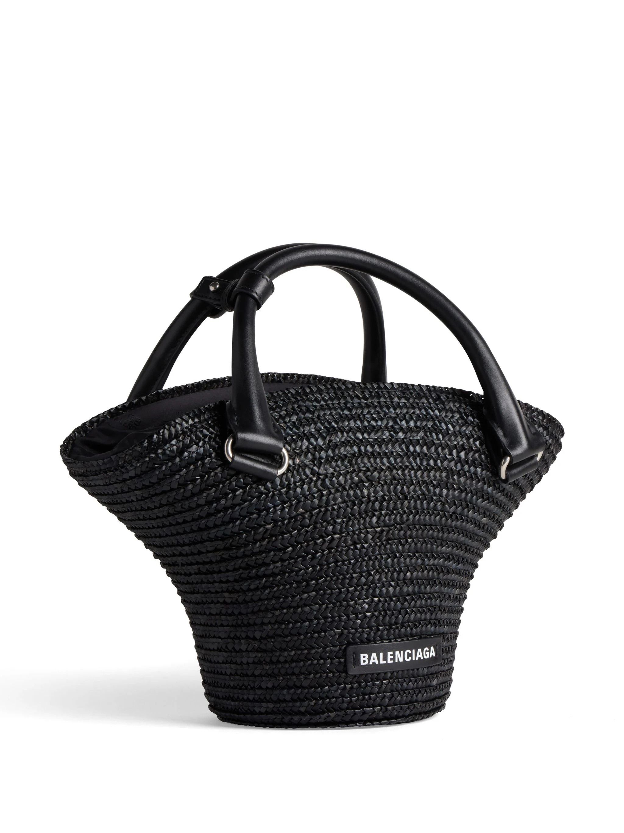 Balenciaga o1la1rc1a0724 Size: OS / Beach Bag Medium Tote Bag in Black Size ONE SIZE - 3 Thumbnail