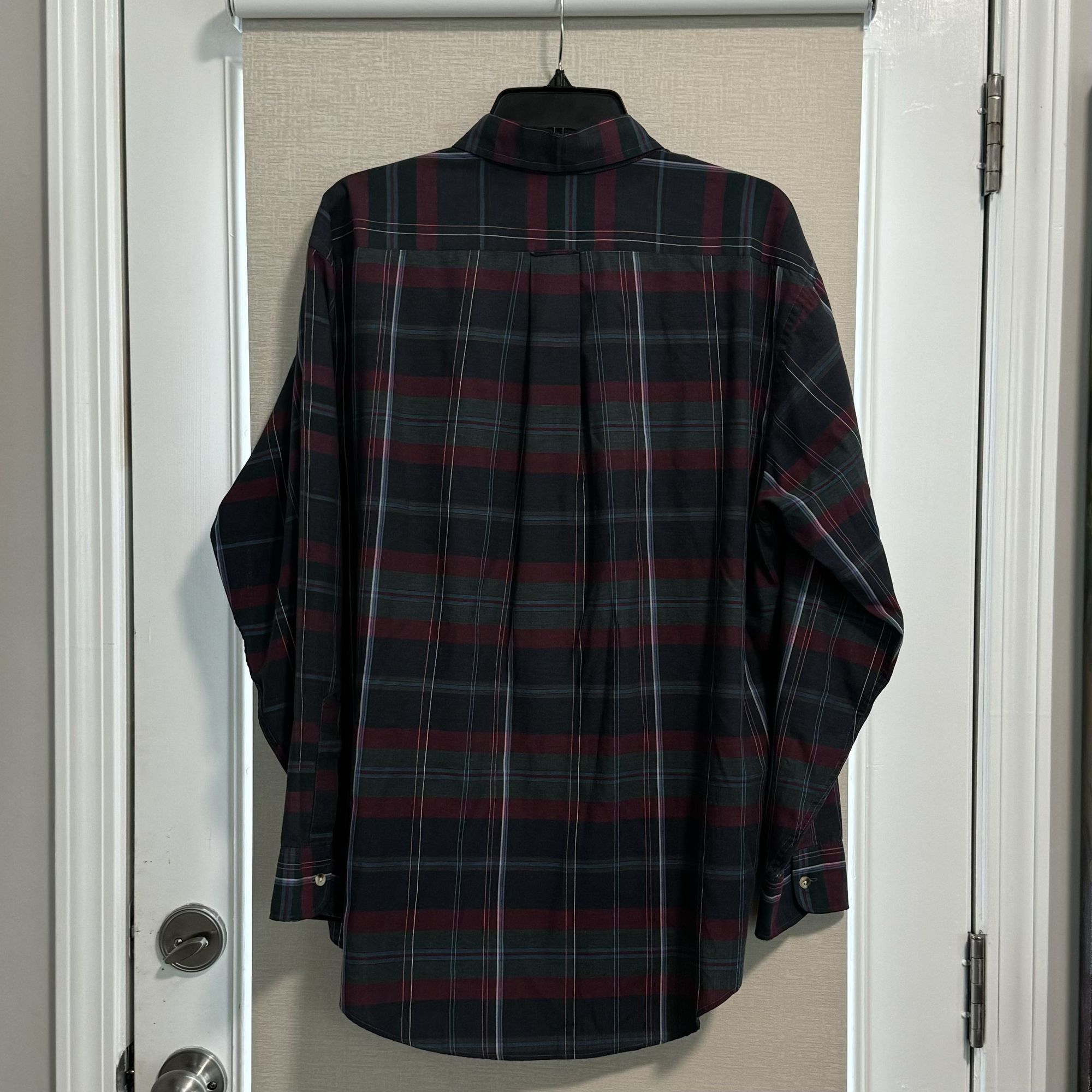 Saddlebred Saddlebred Men's Single Needle Tailoring Plaid Shirt XL Size US XL / EU 56 / 4 - 4 Thumbnail