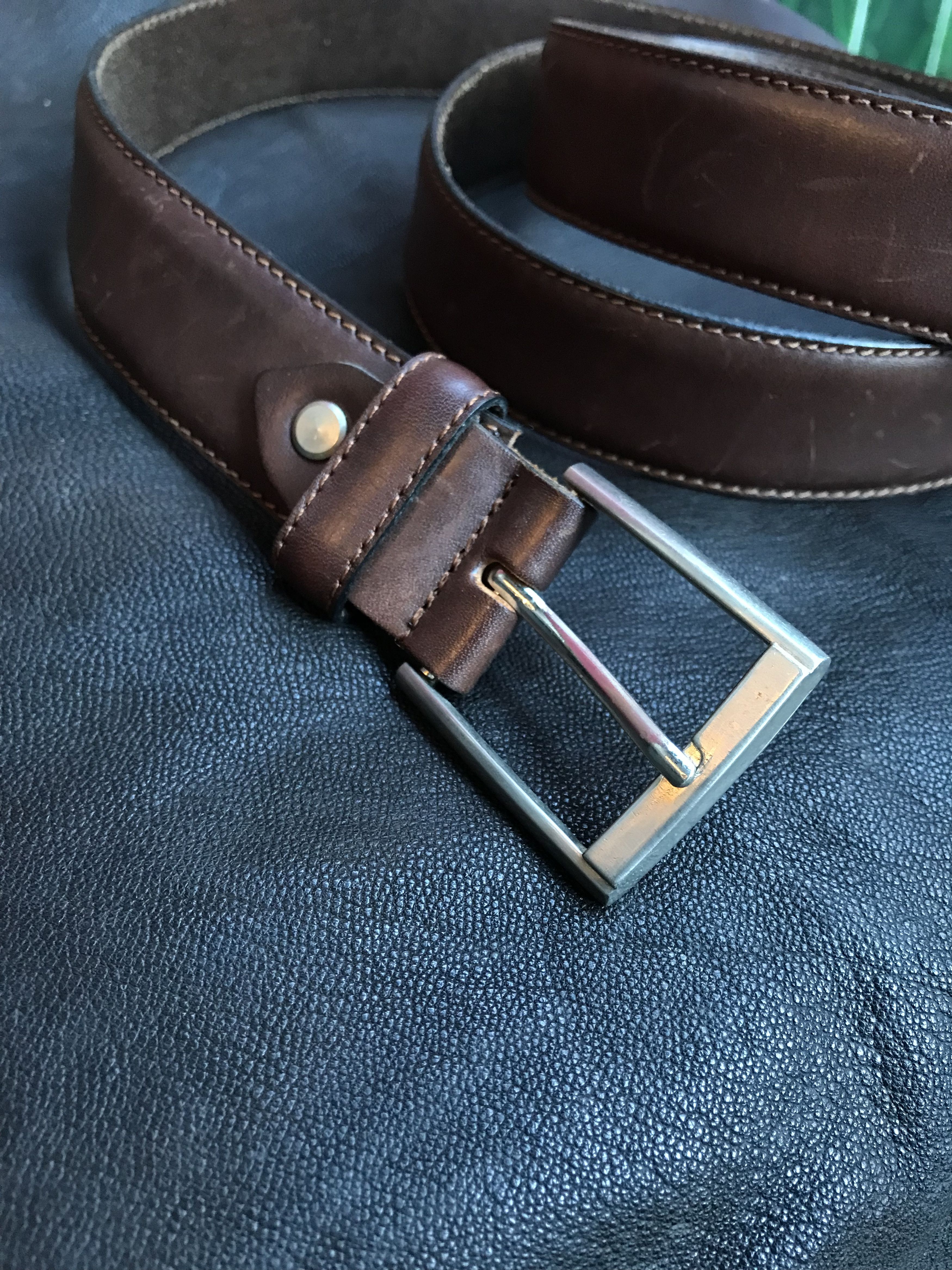 Other Made in France leather belt Size 36 - 5 Thumbnail