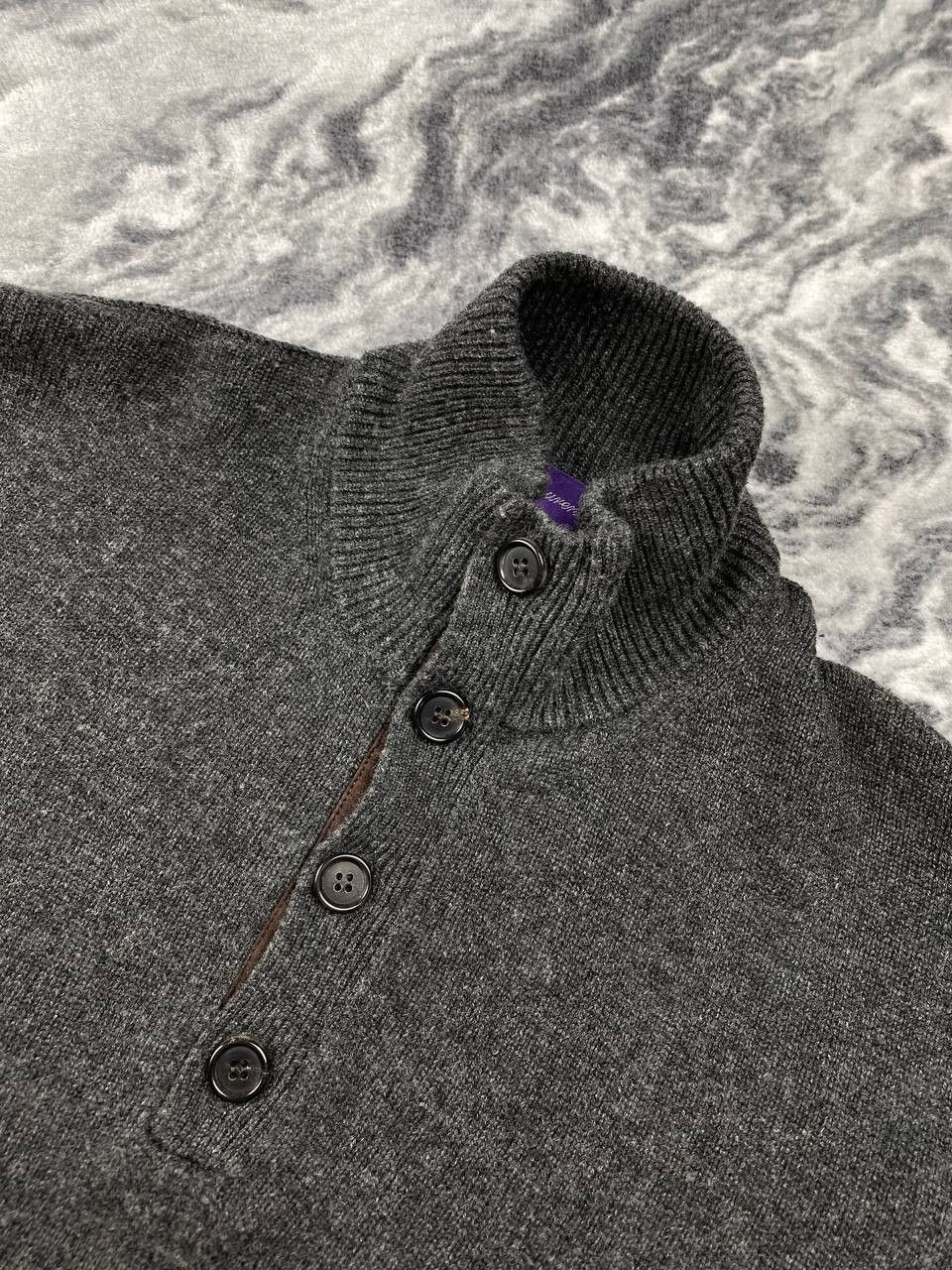 Ralph Lauren Purple Label Ralph Lauren Purple Label Knit Сashemіr Half Zip Sweater Size US XL / EU 56 / 4 - 3 Thumbnail