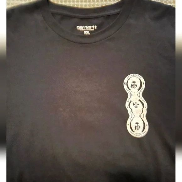 Band Tees × Carhartt Wip Carhartt Moodymann WIP T-Shirt size XXL Like New Condition Size US XXL / EU 58 / 5 - 1 Thumbnail