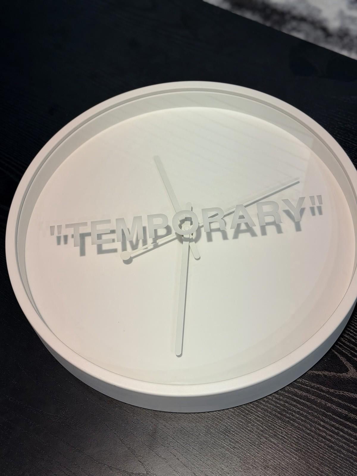 Ikea Virgil Abloh x IKEA MARKERAD Temporary Wall Clock Off-White Size ONE SIZE - 6 Thumbnail