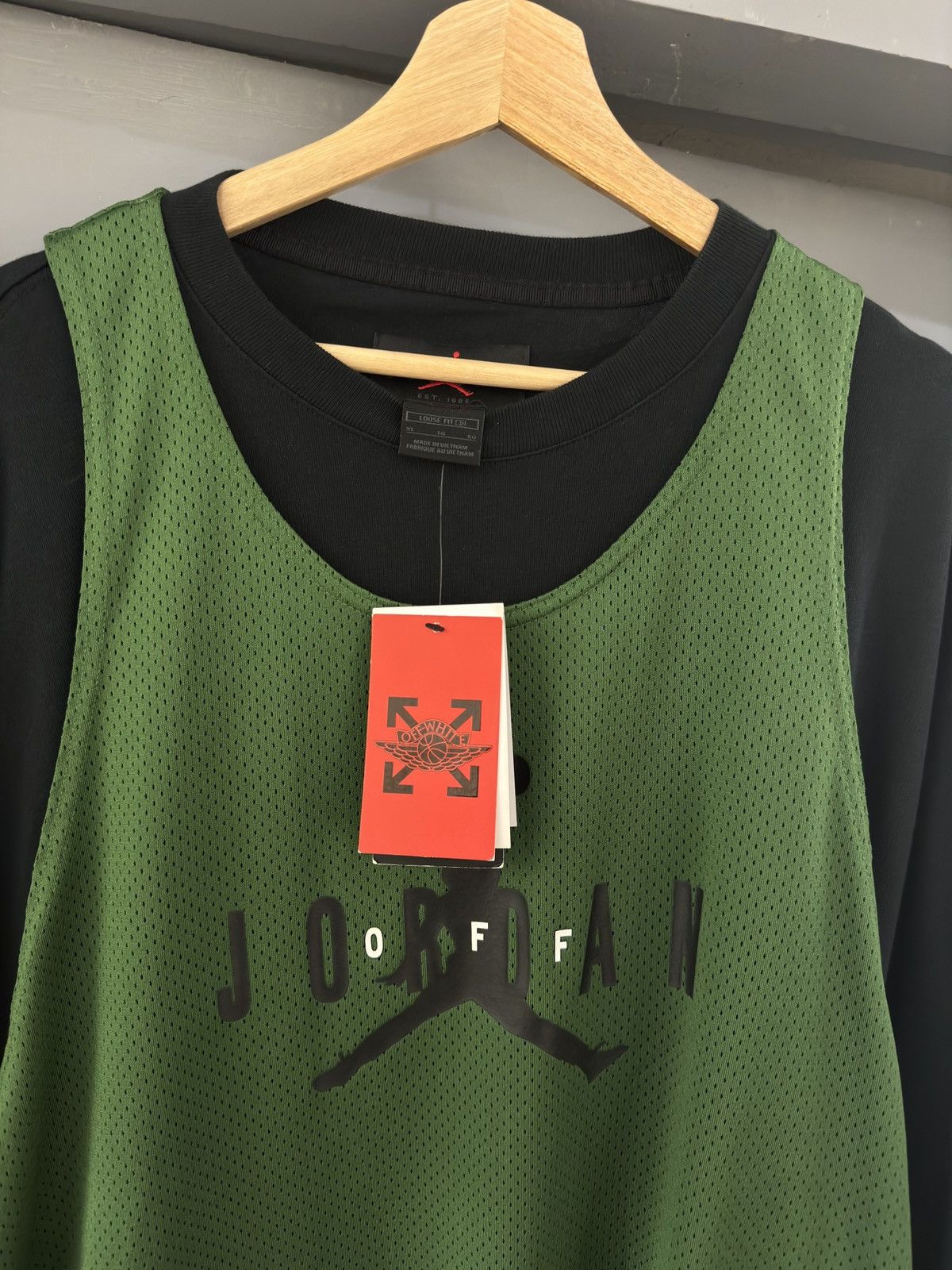 Jordan Brand × Off-White Off-white x Jordan Nike jersey tee Size US XL / EU 56 / 4 - 2 Thumbnail