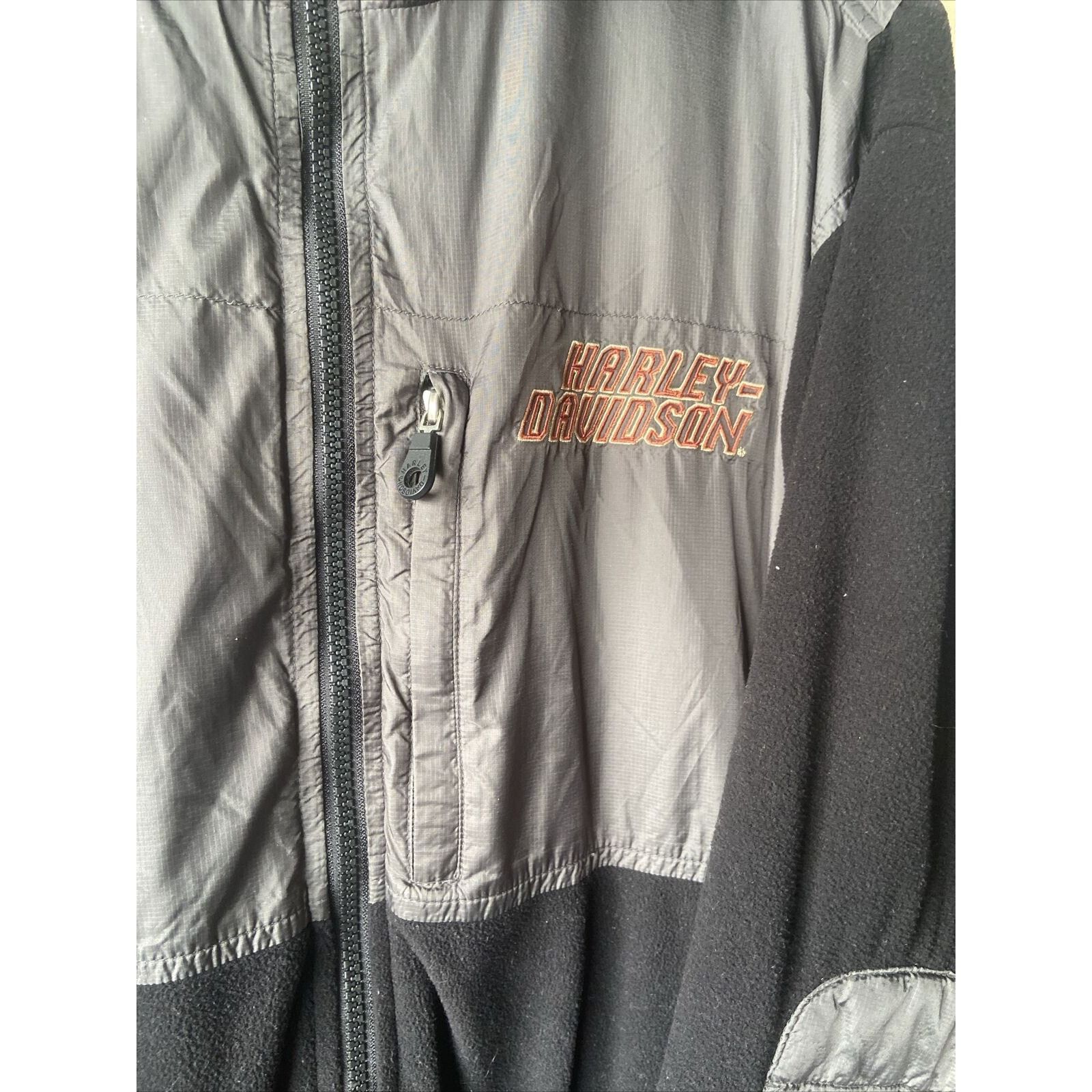 Harley Davidson Harley Davidson Reversible Nylon Fleece Jacket Size XLT TALL Size XL / US 12-14 / IT 48-50 - 7 Thumbnail