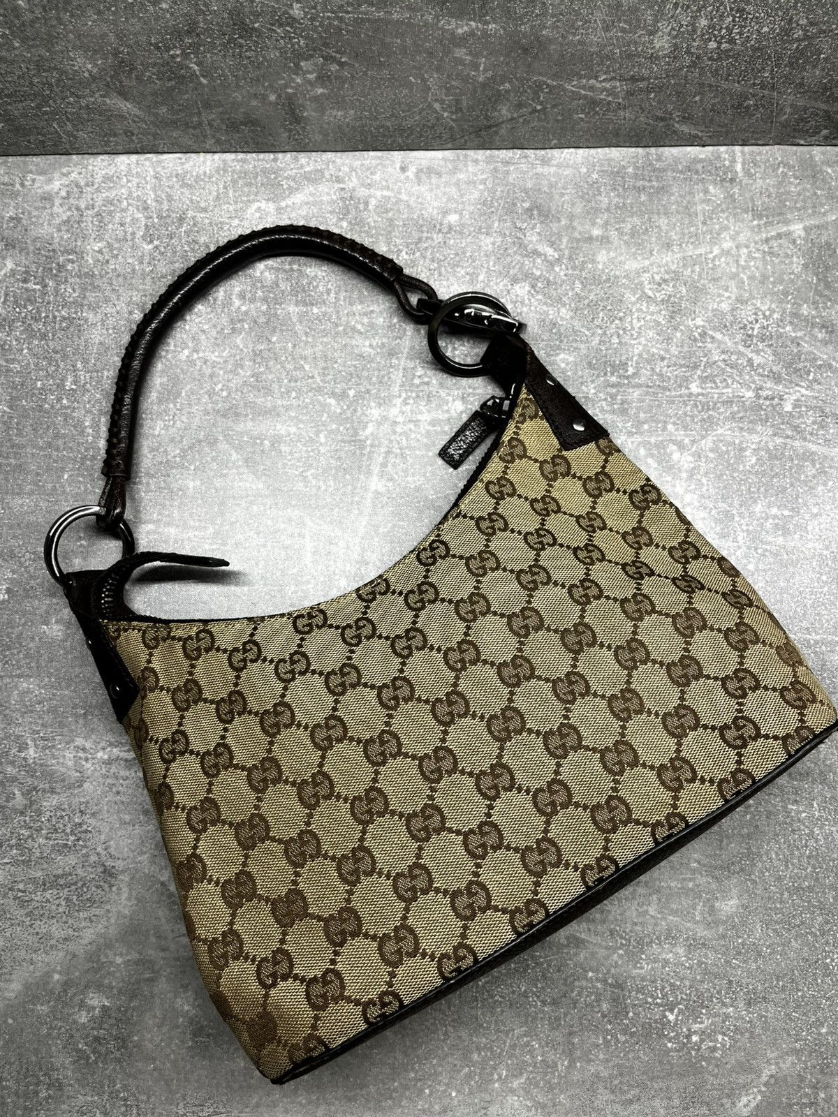 Gucci Gucci Hobo Shoulder Bag In GG Canvas Size ONE SIZE - 2 Thumbnail