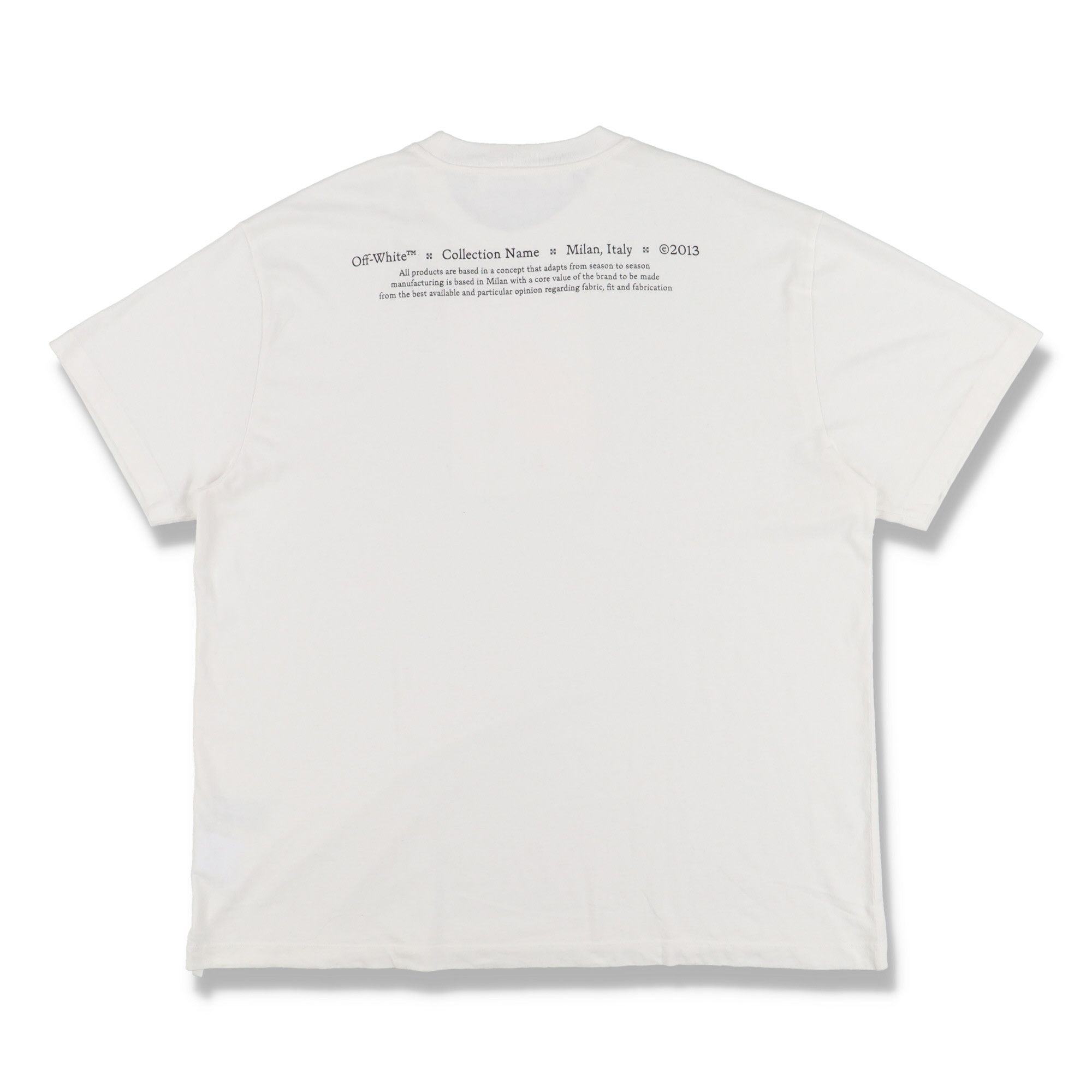 Off-White White Caravaggio Boy Oversized T-Shirt Size US XL / EU 56 / 4 - 7 Thumbnail