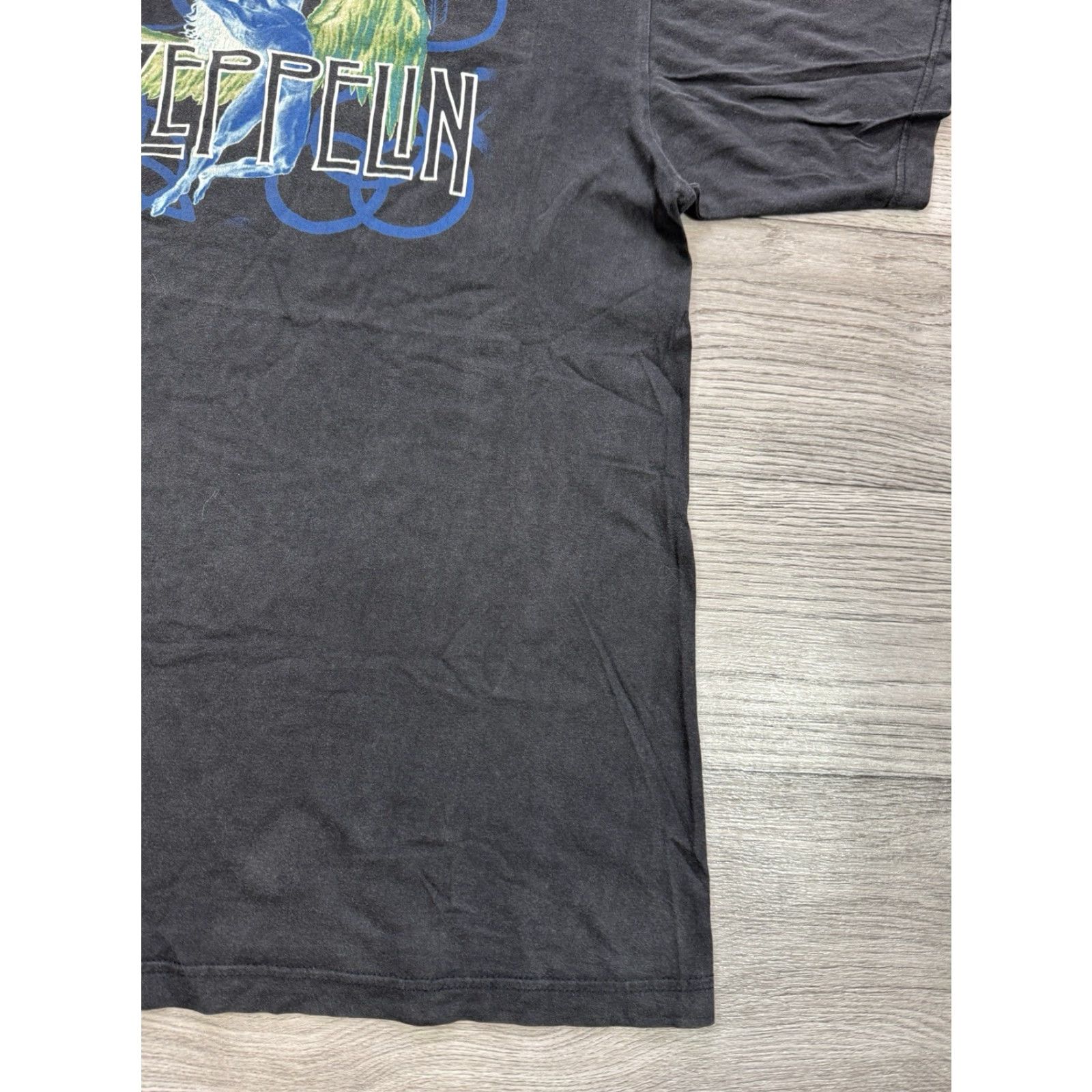 Doublet VINTAGE Led Zeppelin Double Sided Promo Band T-shirt XL Men 90s Black Short Sleeve Shirt Mens XL Size US XL / EU 56 / 4 - 7 Thumbnail
