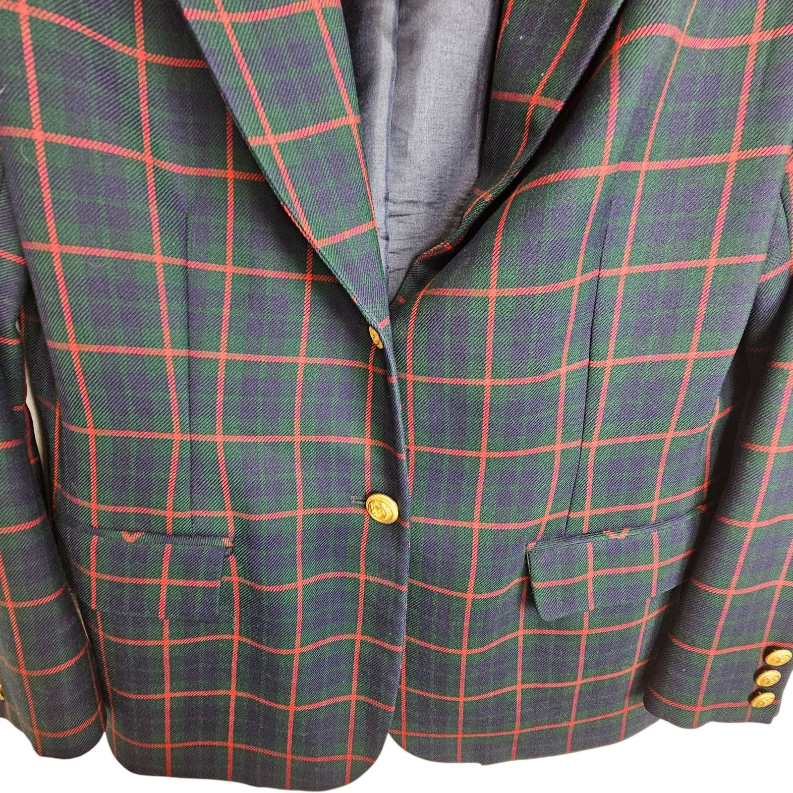 Pendleton Vintage Pendleton Wool Plaid Blazer Skirt 2Pc Set Sz 10P/12 Size L / US 10 / IT 46 - 3 Thumbnail