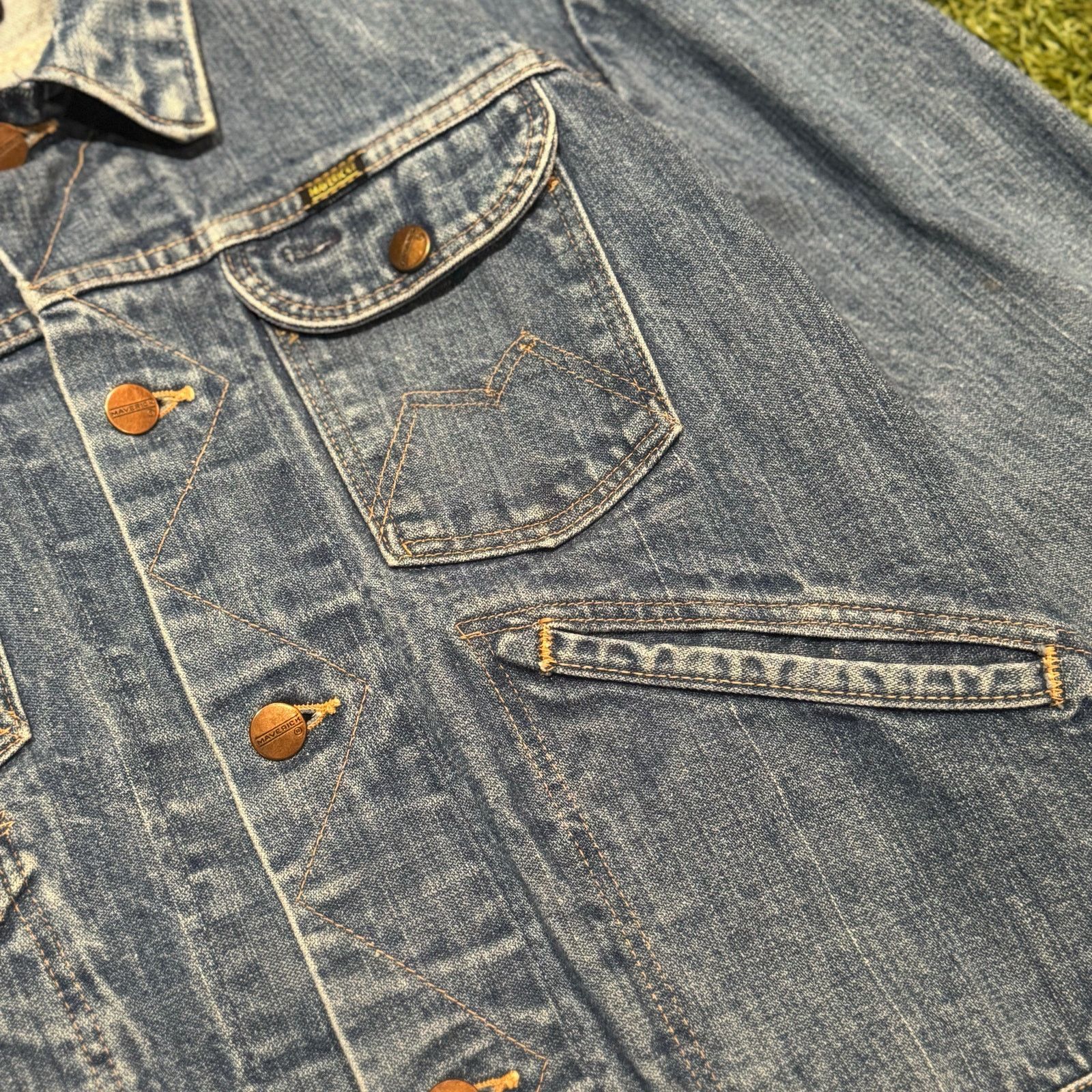 Vintage 1970s Blue Bell Maverick Denim Jacket Size M / US 6-8 / IT 42-44 - 5 Thumbnail