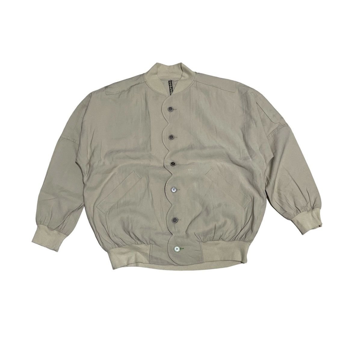 Frapbois Issey Miyake Rayon Bomber Jacket